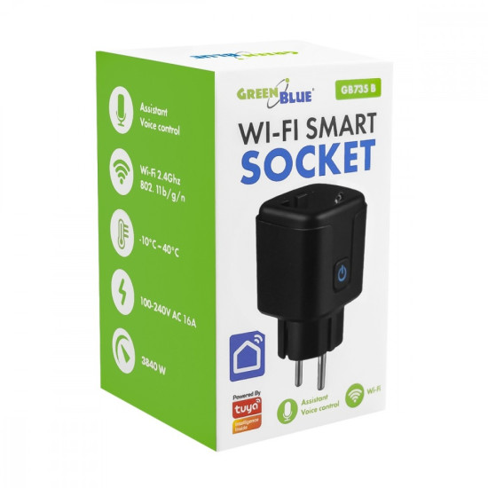 Zdalnie sterowane gniazdko Wi-Fi GB735 B 