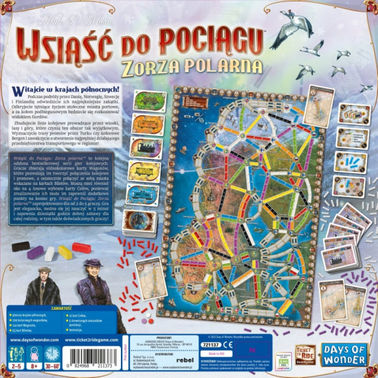 Gra Wsiąść do Pociągu: Zorza Polarna 