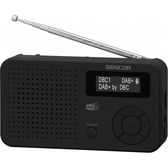 Radio cyfrowe DAB+,FM RDS, SRD 7210B Bluetooth 5.0 LCD Akumulator 