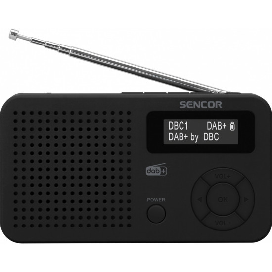 Radio cyfrowe DAB+,FM RDS, SRD 7210B Bluetooth 5.0 LCD Akumulator 
