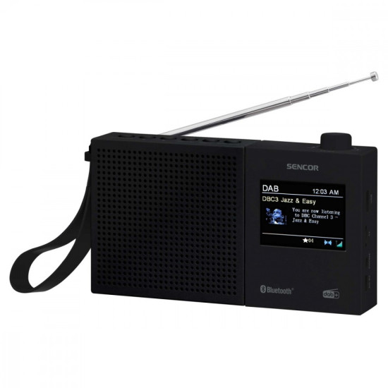 Radio cyfrowe DAB+,FM RDS SRD 7790B LCD 2,4 Bluetooth Akumulator 