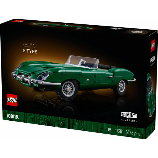 Klocki Icons 11381 Jaguar E-Type