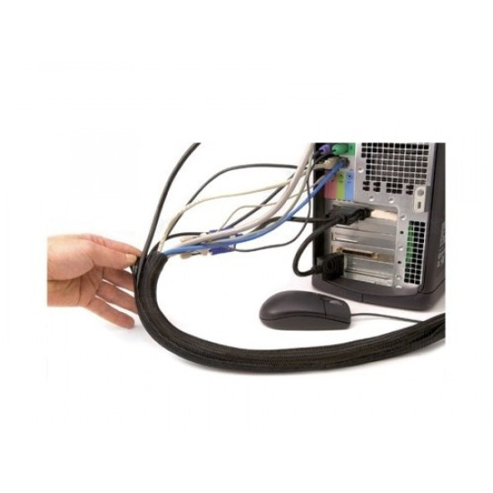 Maskownica kabli 1.8m 85mm MCTV-675 B black 