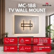 Uchwyt do TV czarny max 45 kg MC-188 