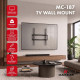 Uchwyt do TV max 45 kg czarny MC-187 