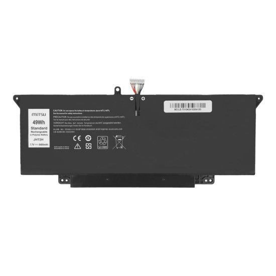 Bateria JHT2H do Dell Latitude 7410 2-in-1 7310 2-in-1 P33S P34S 6800 mAh (52 Wh) 7.7V