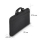 Torba do laptopa hardcase 14,1 cala czarna 