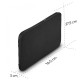Etui do laptopa protection 14,1 cala czarne 