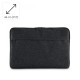 Etui do laptopa genua 17,3 cala czarne 