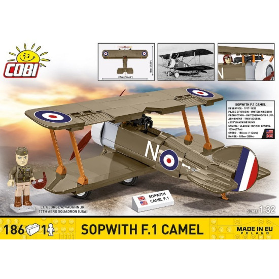 Klocki Sopwith F.1 Camel 