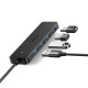 HUB adapter 4w1 USB-A -> USB-A X4 - czarny 