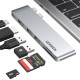 HUB 2x USB-C 1x USB-C HDMI 2xU SB SD MicroSD 