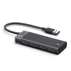 HUB USB-C CM653 1x USB-C 4x USB-A - szary 
