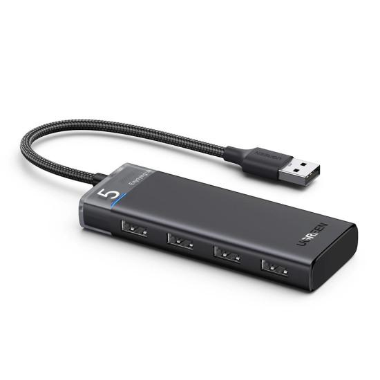 HUB USB-C CM653 1x USB-C 4x USB-A - szary 