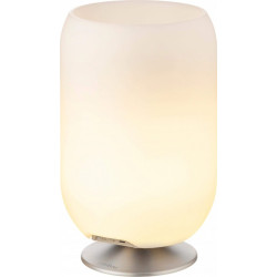 Lampa LED z głośnikiem i coolerem na napoje Atmos silver