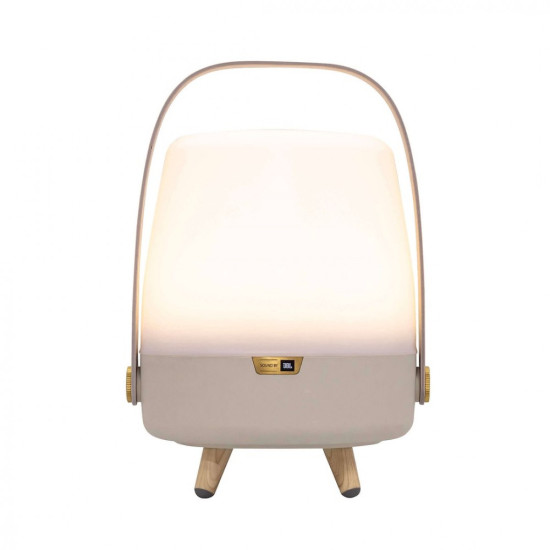Lampa przenośna z głośnikiem Lite-Up Play Mini beżowa