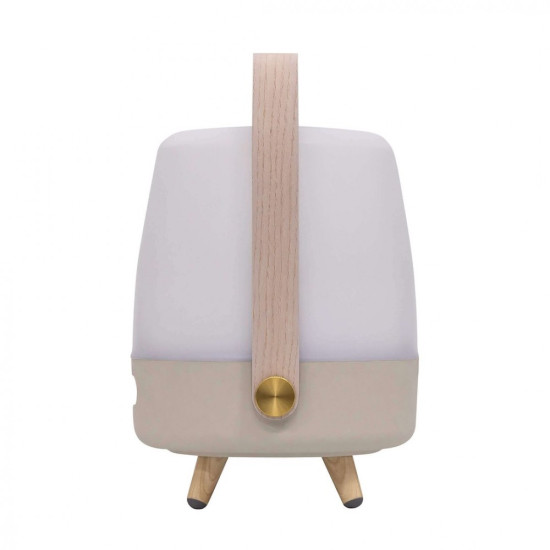 Lampa przenośna z głośnikiem Lite-Up Play Mini beżowa