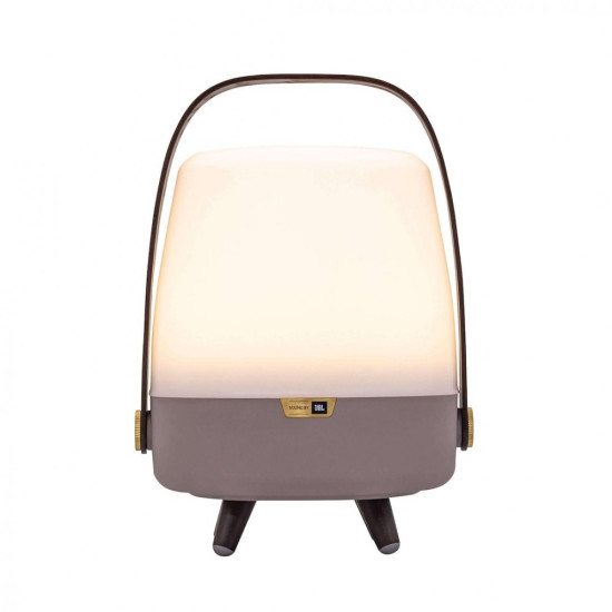 Lampa przenośna z głośnikiem Lite-Up Play Mini szara