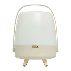 Lampa przenośna z głośnikiem Lite-Up Play beżowa