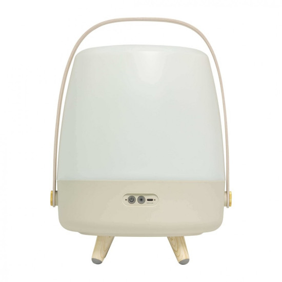 Lampa przenośna z głośnikiem Lite-Up Play beżowa