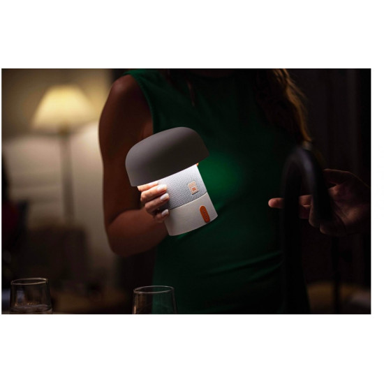 Lampa przenośna z głośnikiem Sensa Play Mini szara