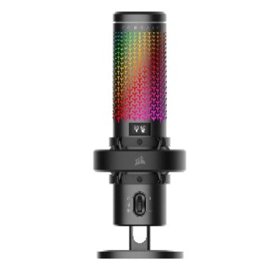 Mikrofon gamingowy pojemnościowy USB VOXARA czarny