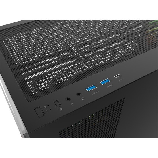 Obudowa - View 270 Plus WS ARGB -Black 