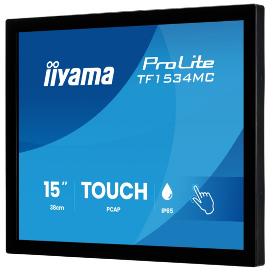 Monitor 15 cali TF1534MC-B8X TN,POJ.10pkt.HDMI,DP,VGA,4:3,IP65,7H,USB