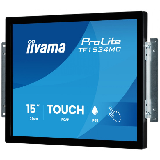 Monitor 15 cali TF1534MC-B8X TN,POJ.10pkt.HDMI,DP,VGA,4:3,IP65,7H,USB