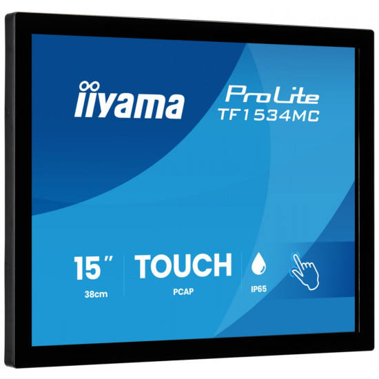 Monitor 15 cali TF1534MC-B8X TN,POJ.10pkt.HDMI,DP,VGA,4:3,IP65,7H,USB