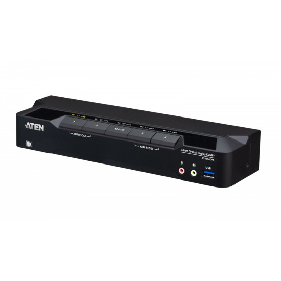 *4-Port USB 3.0 8K DP Dual Display KVMP Switch 