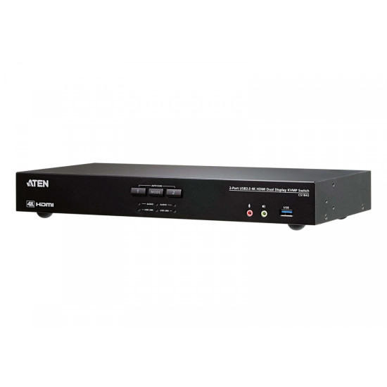 *2-Port USB3.0 4K HDMI Dual Display KVMP Switch 