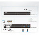 *2-Port USB3.0 4K HDMI Dual Display KVMP Switch 