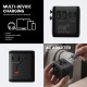 World Travel Adapter GaN 45W UK/EU/US/AU biały