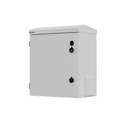 Szafa rack wisząca 10 cali hermetyczna IP55 montaż na ścianie/słupie 420x300x500mm szara (złożona) 
