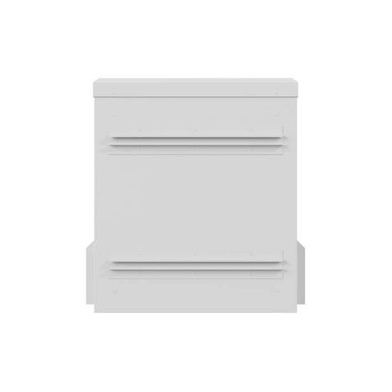 Szafa rack wisząca 10 cali hermetyczna IP55 montaż na ścianie/słupie 420x300x500mm szara (złożona) 