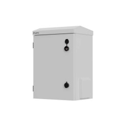 Szafa rack wisząca 10 cali hermetyczna IP55 montaż na ścianie/słupie340x250x500 szara (złożona)