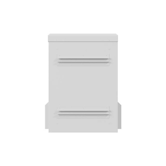 Szafa rack wisząca 10 cali hermetyczna IP55 montaż na ścianie/słupie340x250x500 szara (złożona)