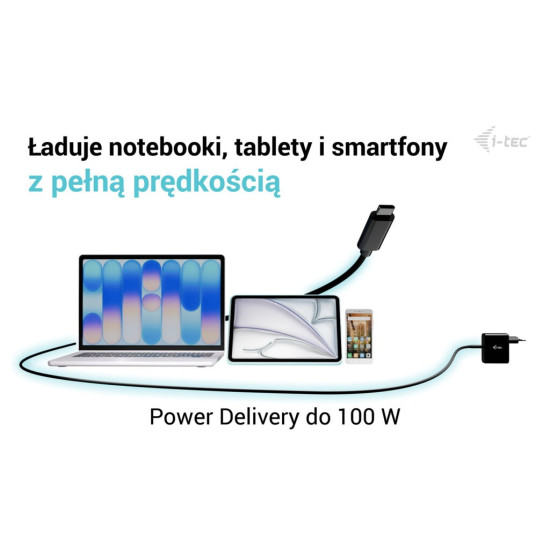 Kabel USB-C TB5 1.8m, czarny