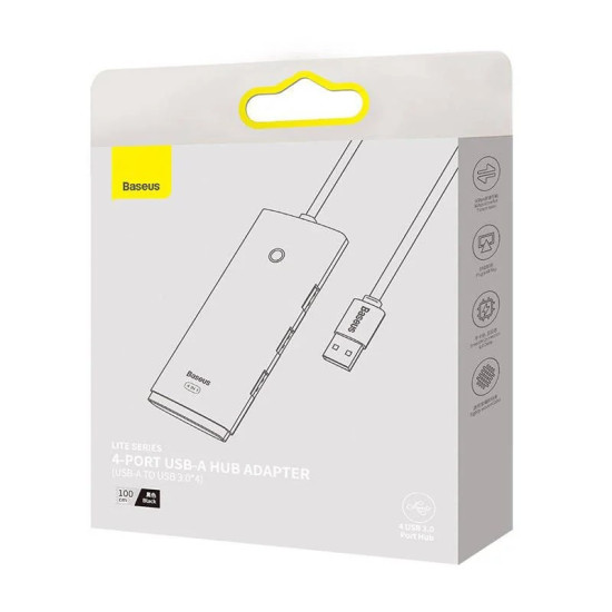HUB USB 3.0 4-portowy 4xUSB 3.0 WKQX030101 1m