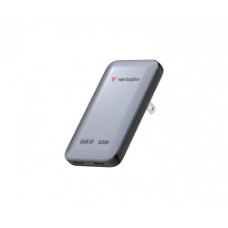 Ładowarka Essentials Slim GaN 65W 2x USB-C, US/UK/UE szara 