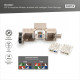 Moduł Keystone RJ45 (8P8C) kat. 6A STP, LSA, beznarzędziowy