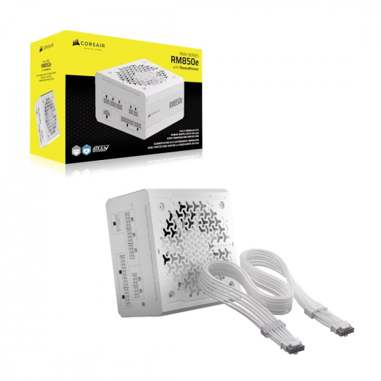 Zasilacz RM850e 3rd Gen 80+GOLD ATX 3.1 Thermal Protect biały
