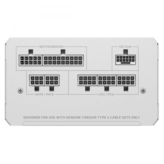 Zasilacz RM850e 3rd Gen 80+GOLD ATX 3.1 Thermal Protect biały