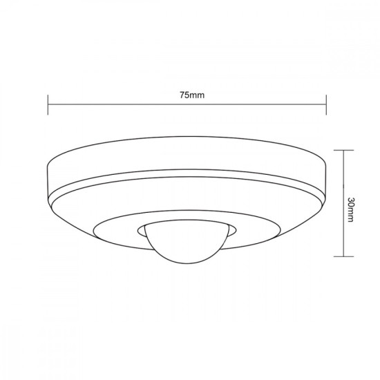 Czujnik ruchu PIR Sufit Sensor MCE231 