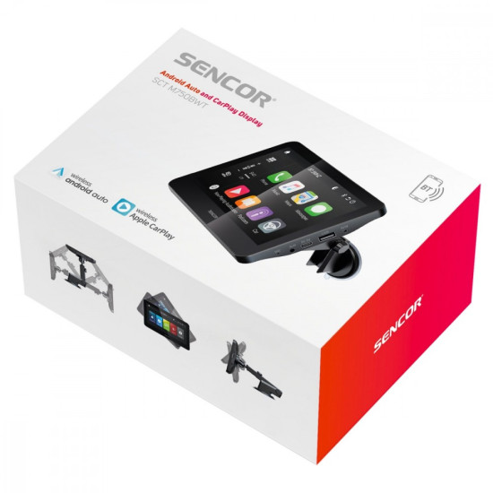 Kamera cofania CarPlay i Android Auto SCT M750