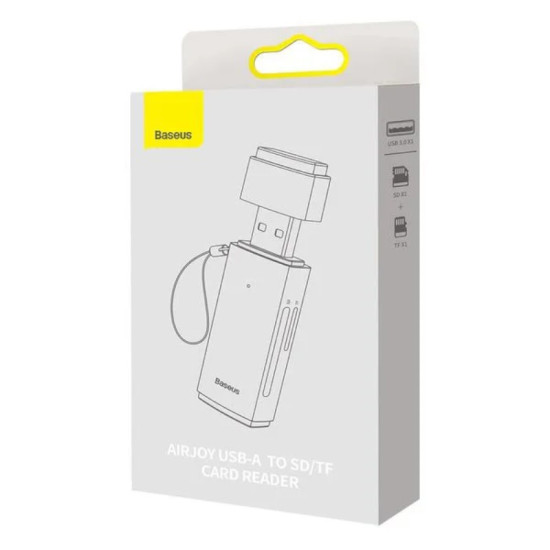 Czytnik kart USB 3.0 SD + microSD szary