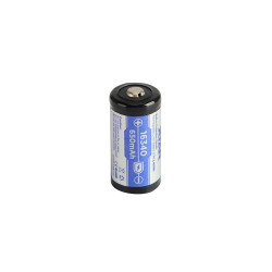 Akumulator 16340/R-CR123 3,7V Li-ion 650 mAh z zabezpieczeniem