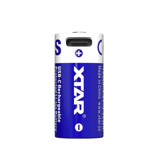 Akumulator 16340/R-CR123 3,7V Li-ion 900mAh USB-C z zabezpieczeniem