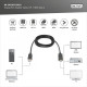 Kabel adapter DisplayPort 1.2 z zatrzaskiem 4K 60Hz UHD Typ DP/HDMI A M/M czarny 3m
